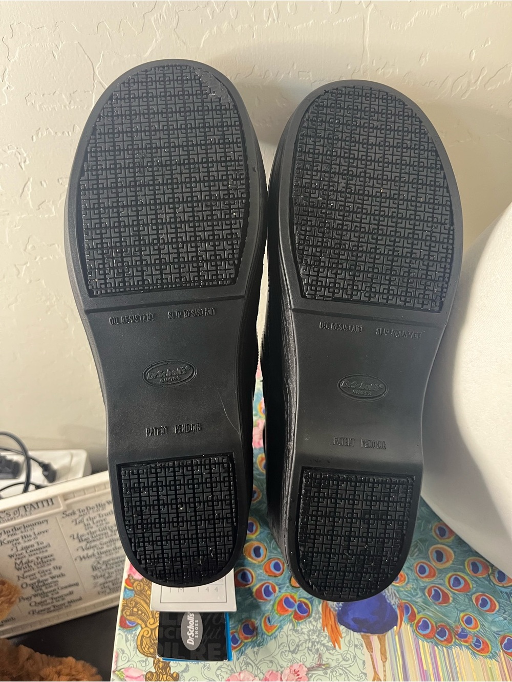 Black Slip-On Work Clogs - Picture 3 of 3